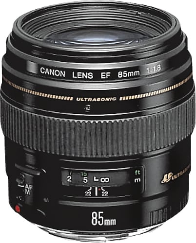 Canon - EF 85mm f/1.8 USM Medium Telephoto Lens - Black_0