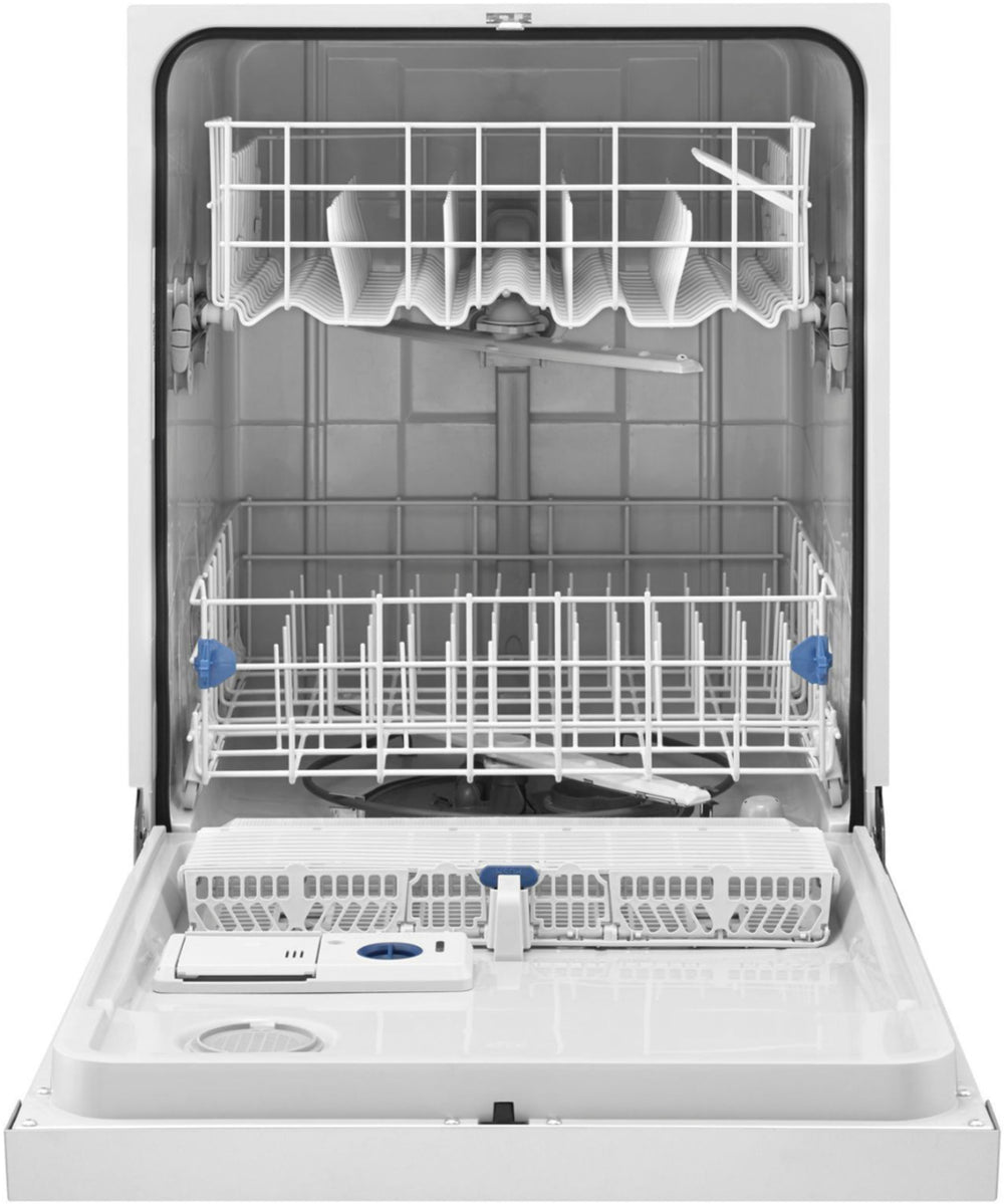 Whirlpool - 24" Front Control Tall Tub Built-In Dishwasher - Black_1