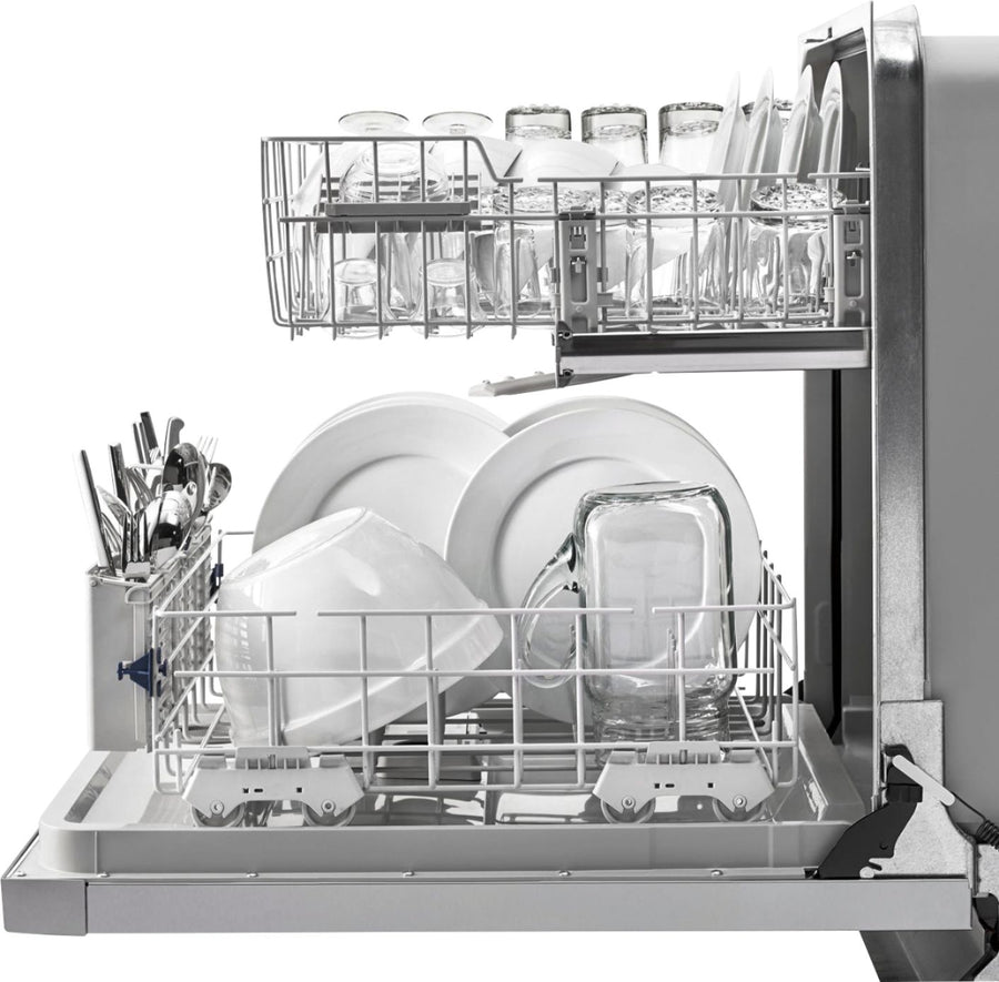 Whirlpool - 24" Tall Tub Built-In Dishwasher - Monochromatic stainless steel_2