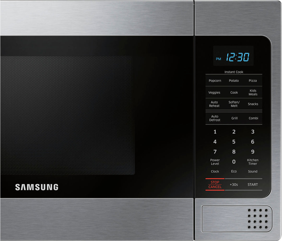 Samsung - 1.1 Cu. Ft. Countertop Microwave with Grilling Element - Stainless steel_4