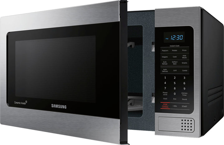 Samsung - 1.1 Cu. Ft. Countertop Microwave with Grilling Element - Stainless steel_3