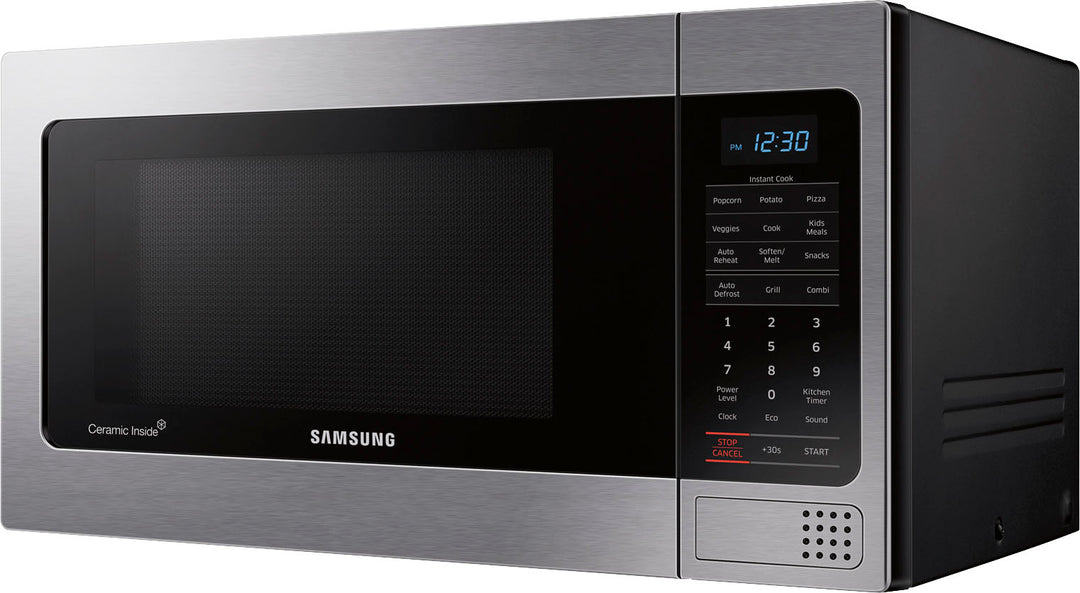 Samsung - 1.1 Cu. Ft. Countertop Microwave with Grilling Element - Stainless steel_2