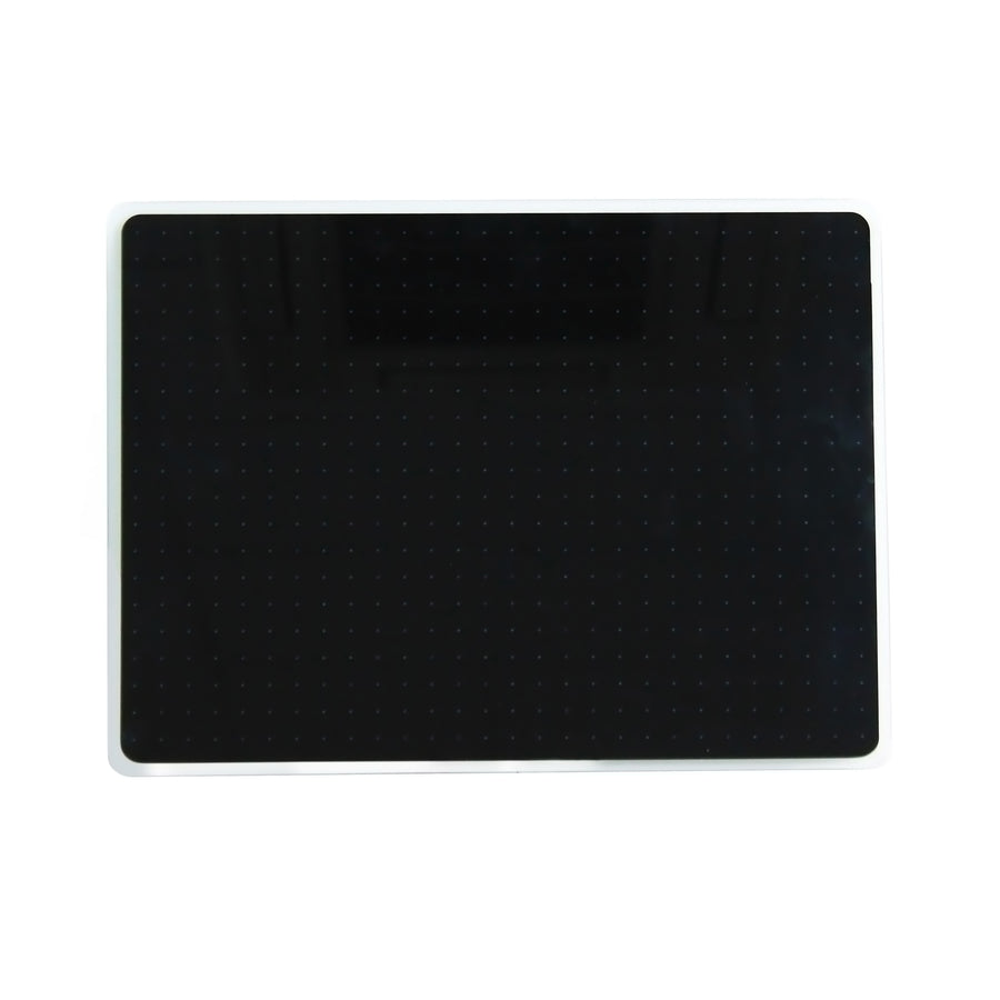 Floortex Glass Magnetic Grid Board 24" x 36" Black - Black_0