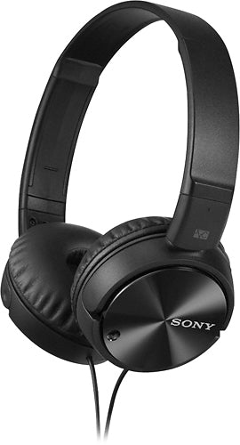 Sony - Noise-Canceling Wired On-Ear Headphones - Black_0