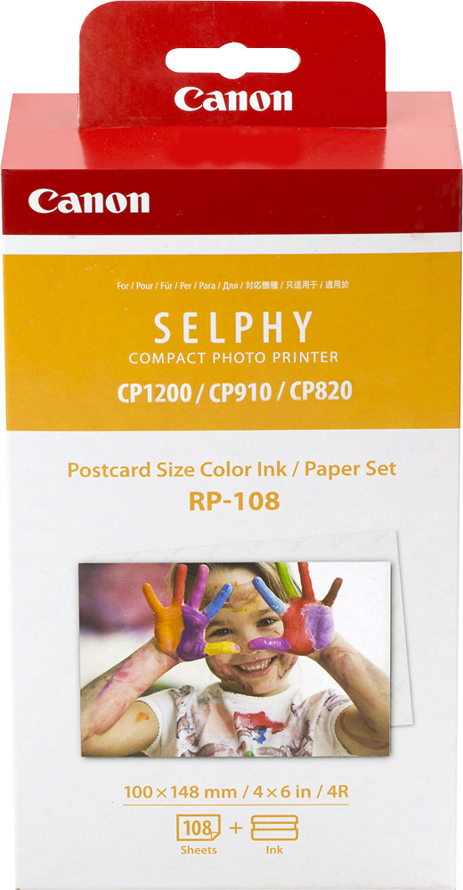 Canon - RP-108 High-Capacity Color Ink/Paper Set - Multicolor_0