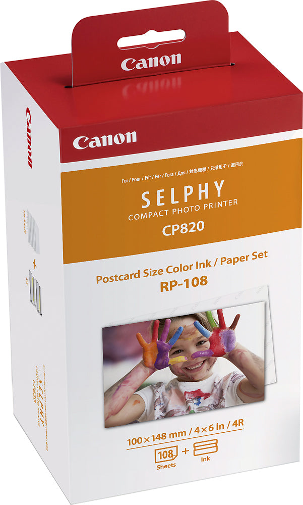 Canon - RP-108 High-Capacity Color Ink/Paper Set - Multicolor_1