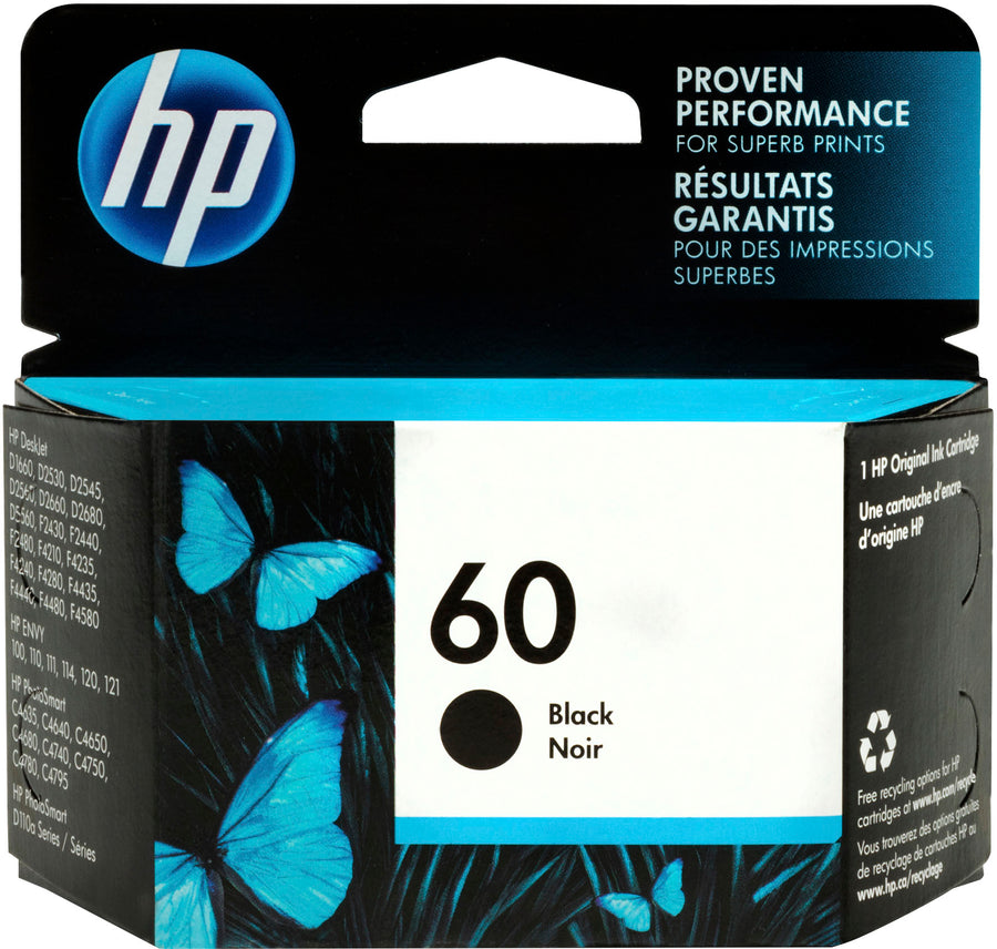 HP - 60 Standard Capacity Ink Cartridge - Black_0