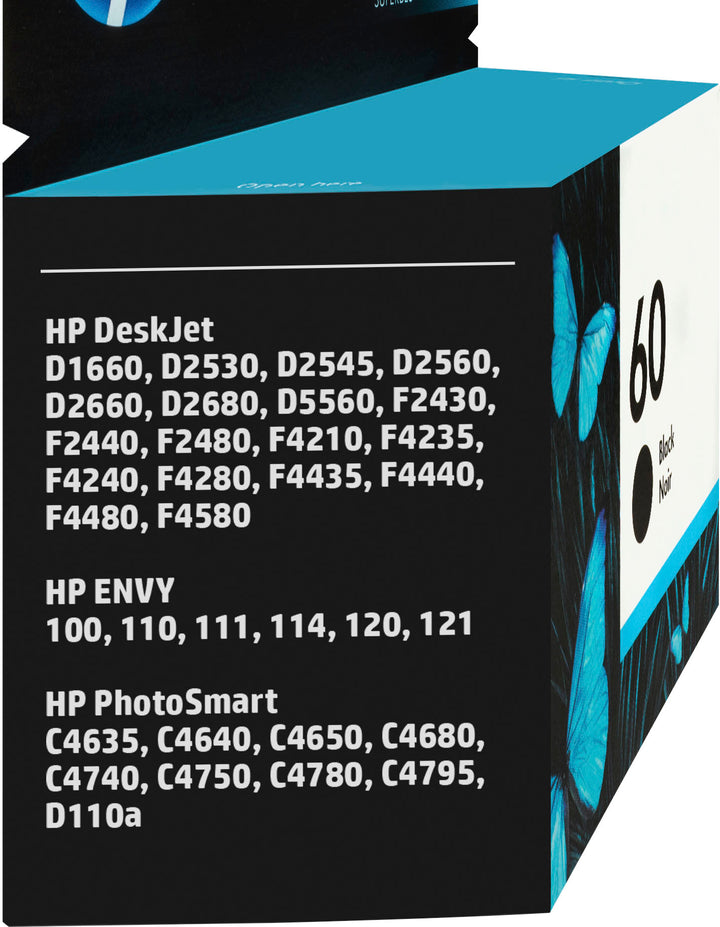 HP - 60 Standard Capacity Ink Cartridge - Black_2