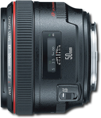 Canon - EF 50mm f/1.2L USM Standard Lens - Black_1