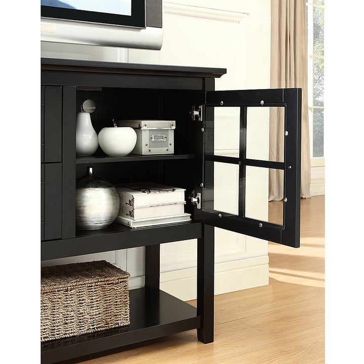 Walker Edison - Transitional TV Stand / Buffet for TVs up to 55" - Black_4