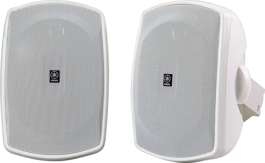 Yamaha - Natural Sound 5" 2-Way All-Weather Outdoor Speakers (Pair) - White_0