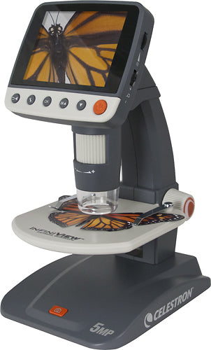 Celestron - Infiniview LCD Digital Microscope - Gray_0