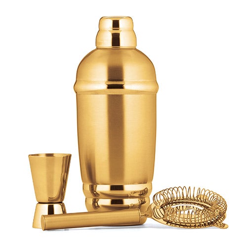 Tuscany Classics Gold Cocktail Shaker Set_0