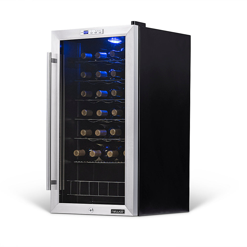 NewAir - 27-Bottle Wine Cooler - Stainless Steel - Stainless steel_3