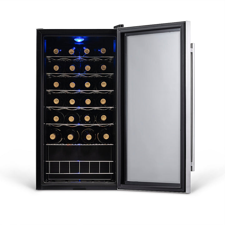 NewAir - 27-Bottle Wine Cooler - Stainless Steel - Stainless steel_2