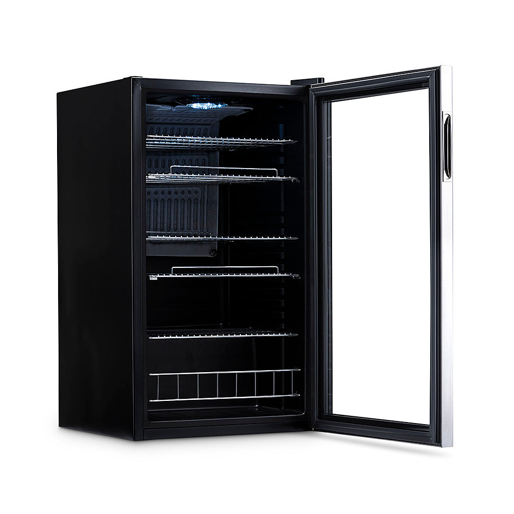 NewAir - 126-Can Freestanding Beverage Fridge - Stainless steel_6