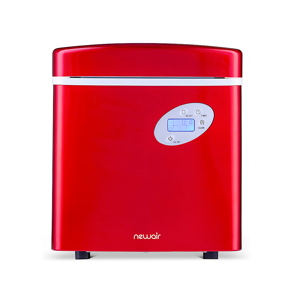 NewAir - 50-lb Portable Ice Maker - Red_1