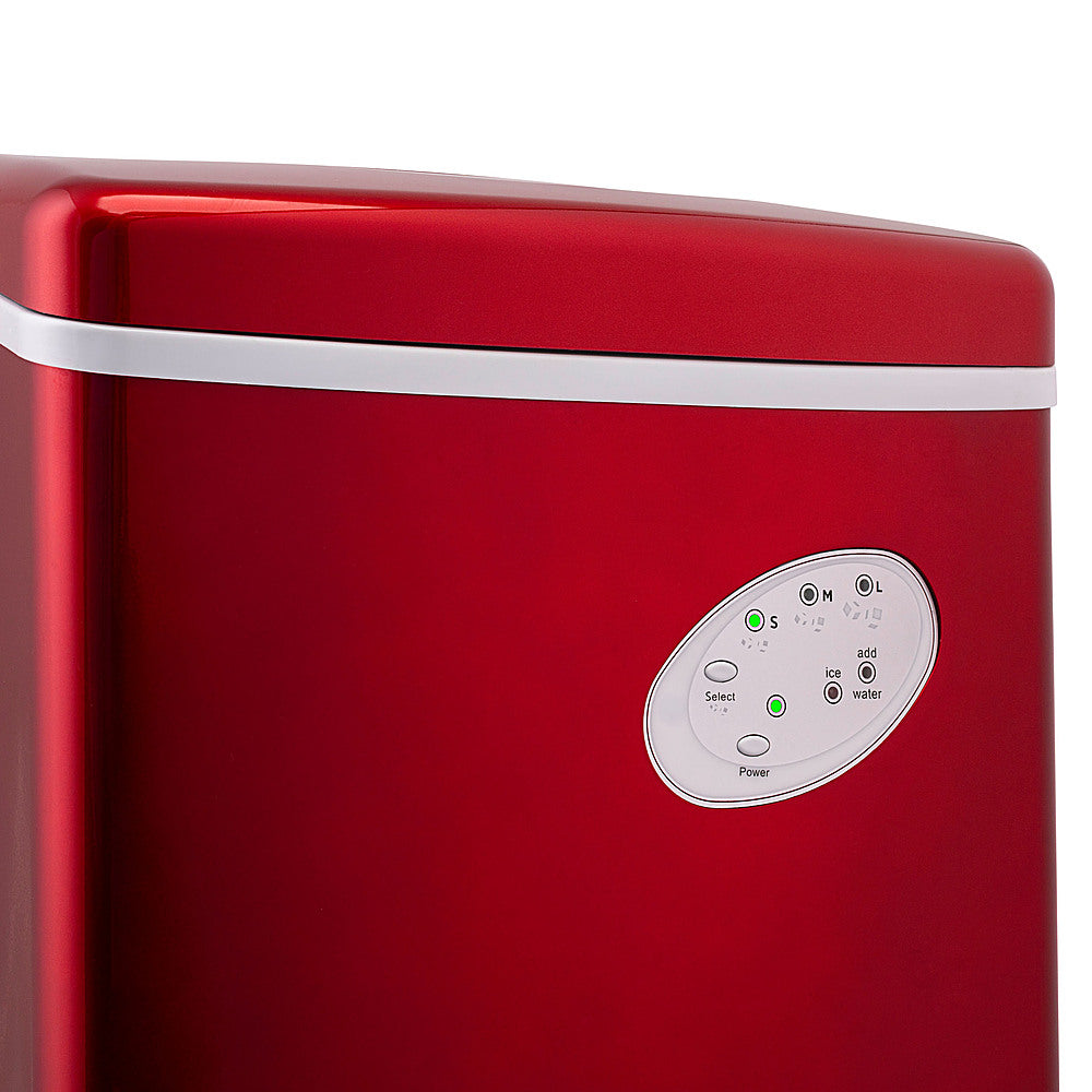 NewAir - 12" 28-lb Portable Ice Maker - 3 Ice Sizes - Red_5