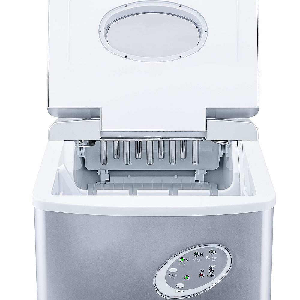 NewAir - 12" 28-lb Portable Ice Maker - 3 Ice Sizes - Silver_6