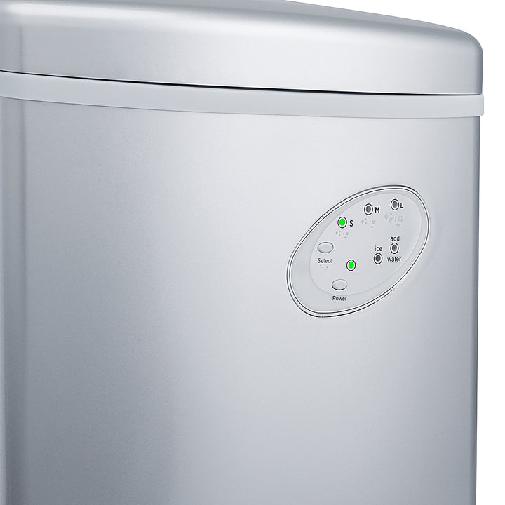 NewAir - 12" 28-lb Portable Ice Maker - 3 Ice Sizes - Silver_9