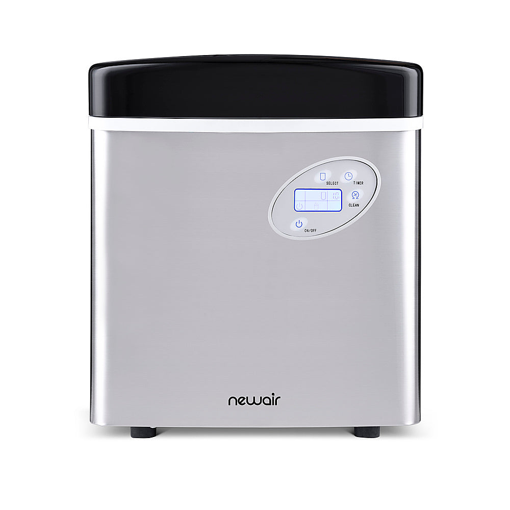 NewAir - 50-lb Portable Ice Maker - Stainless steel_1