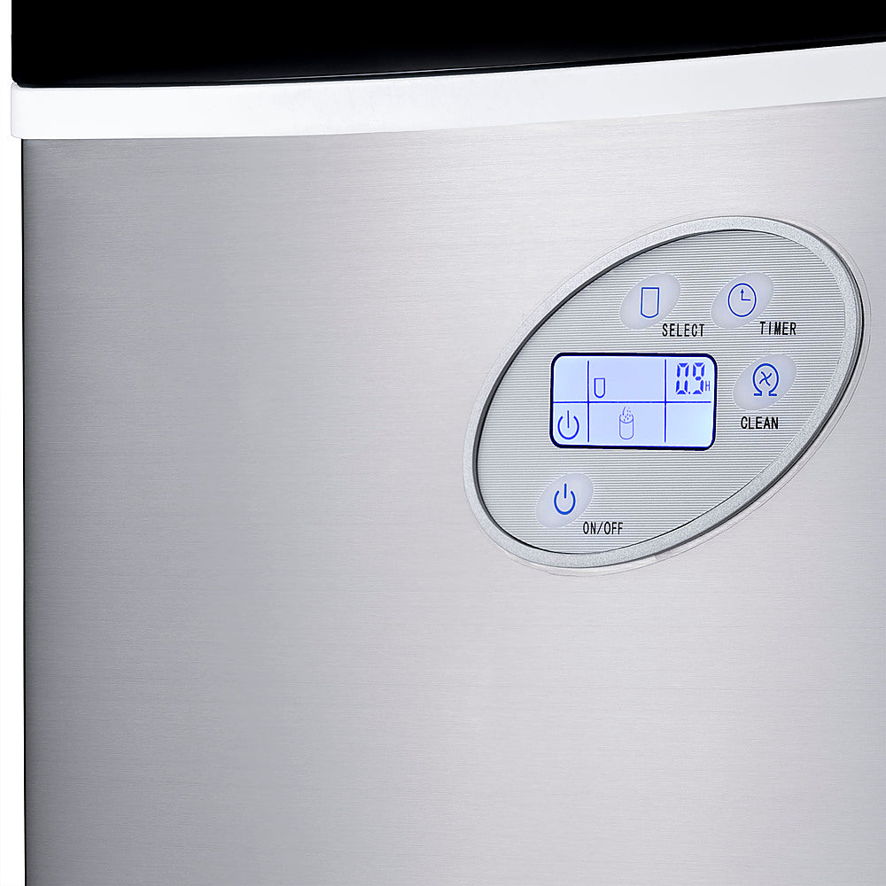 NewAir - 50-lb Portable Ice Maker - Stainless steel_5