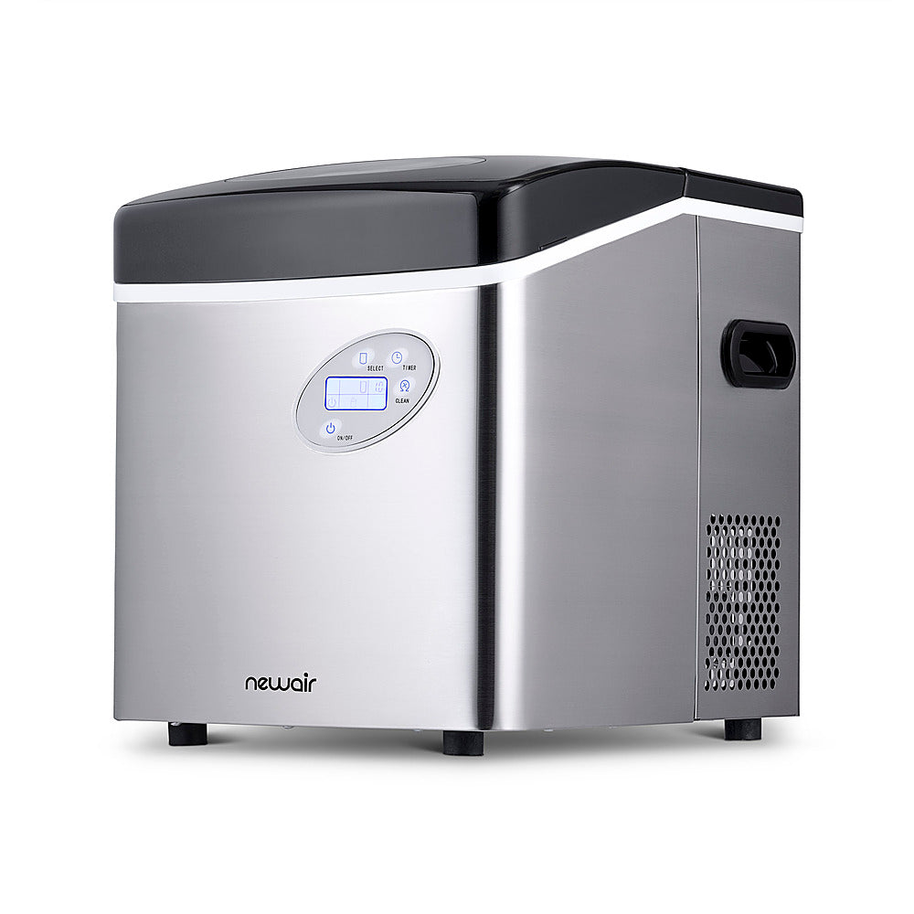 NewAir - 50-lb Portable Ice Maker - Stainless steel_3