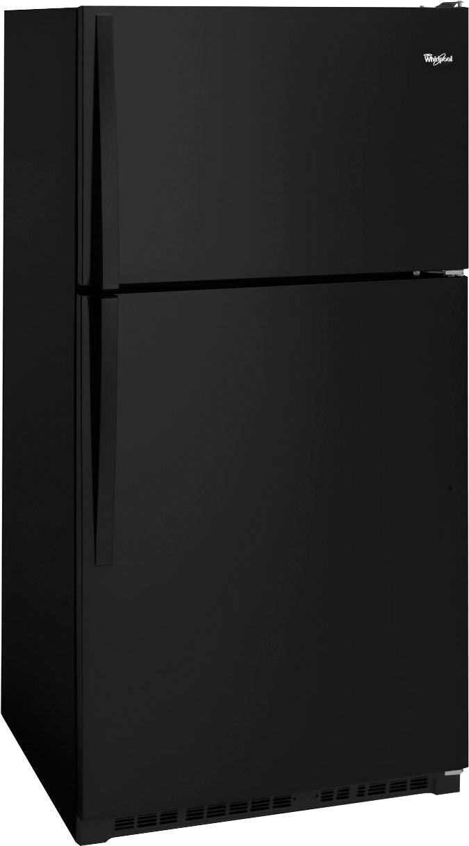 Whirlpool - 20.5 Cu. Ft. Top-Freezer Refrigerator - Black_1