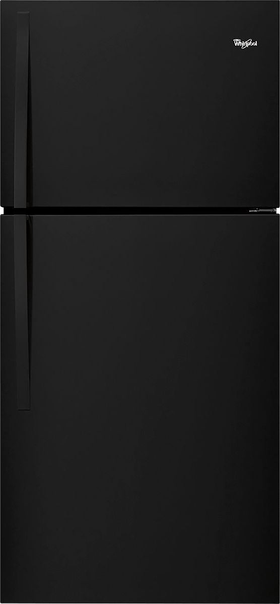 Whirlpool - 19.3 Cu. Ft. Top-Freezer Refrigerator - Black_0
