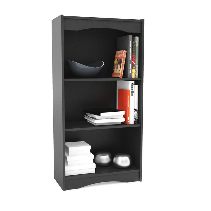 CorLiving - Hawthorne 3 Shelf Bookcase in - Black_2