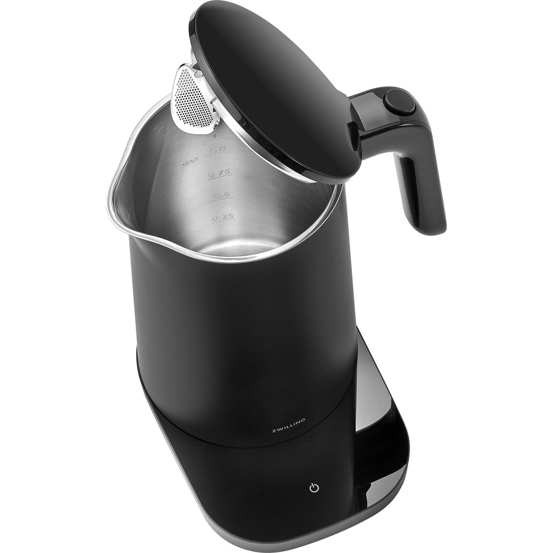 ZWILLING Enfinigy Cool Touch 1-Liter Electric Kettle Pro, Cordless Tea Kettle & Hot Water - Black - Black_4