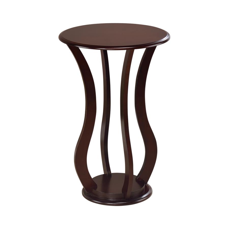 Round Top Accent Table Cherry_1