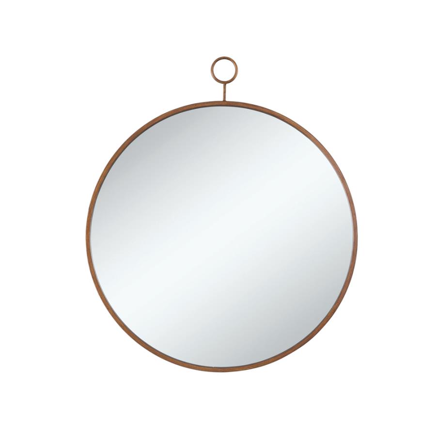 Round Mirror Gold_0