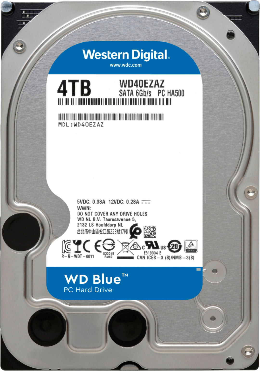 WD - Blue 4TB Internal SATA Hard Drive for Desktops_5