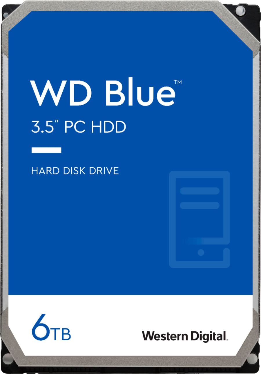 WD - Blue 6TB Internal SATA Hard Drive for Desktops_0