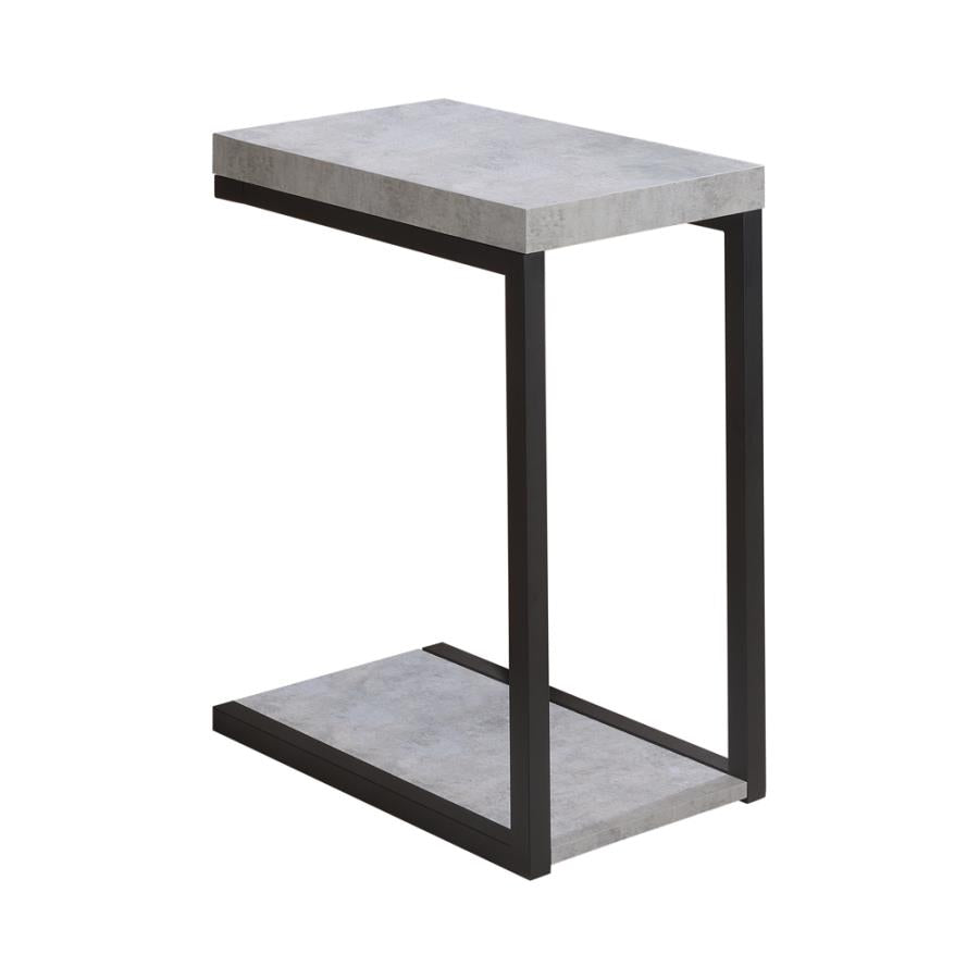 Accent Table Cement and Black_1