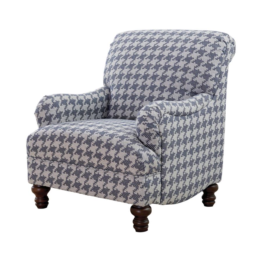Gwen Recessed Arms Accent Chair Blue_1