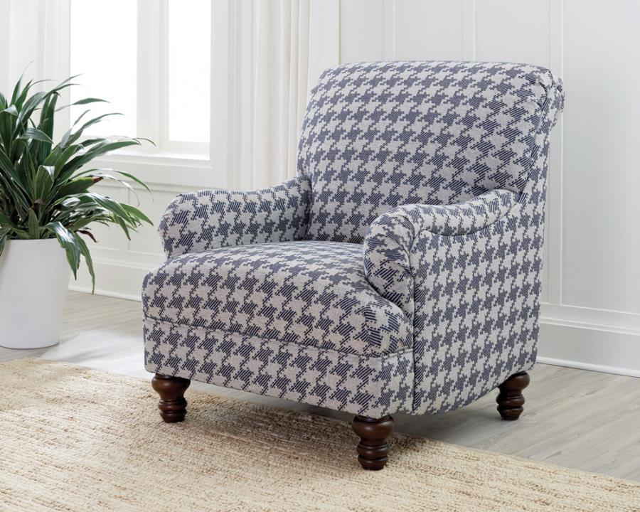 Gwen Recessed Arms Accent Chair Blue_0