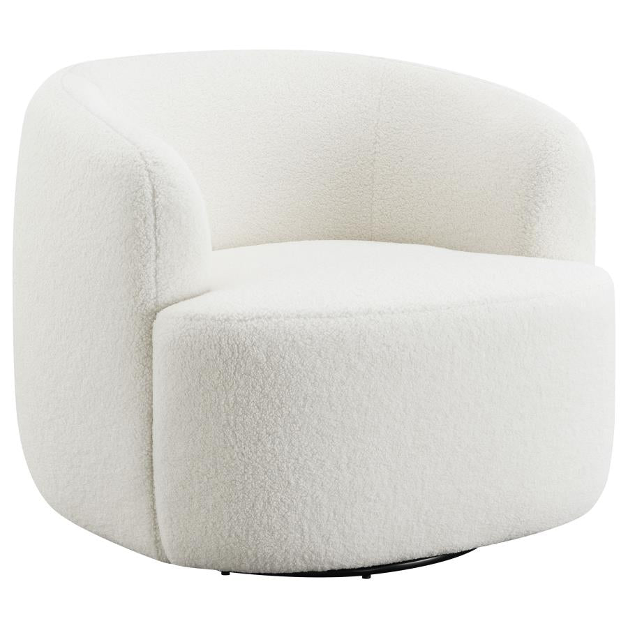 Upholstered Swivel Chair Natural_1