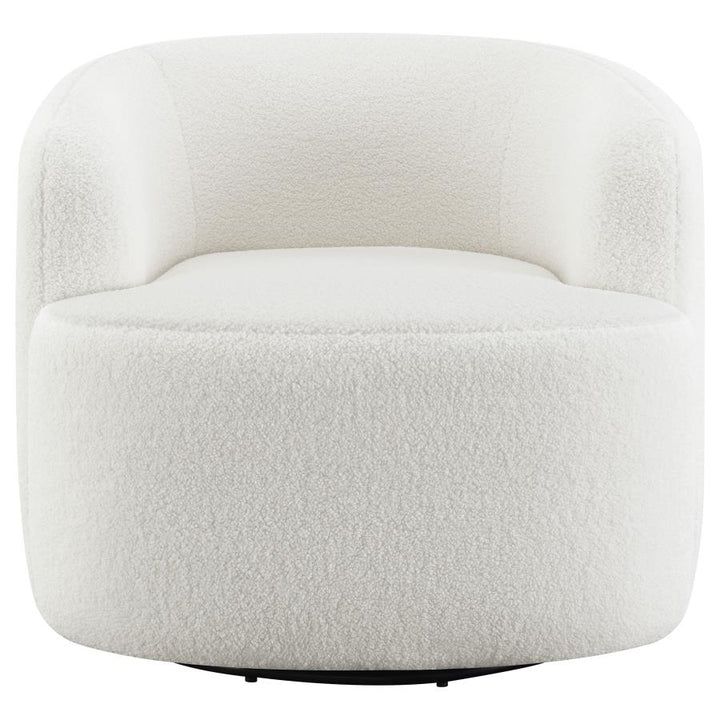 Upholstered Swivel Chair Natural_5