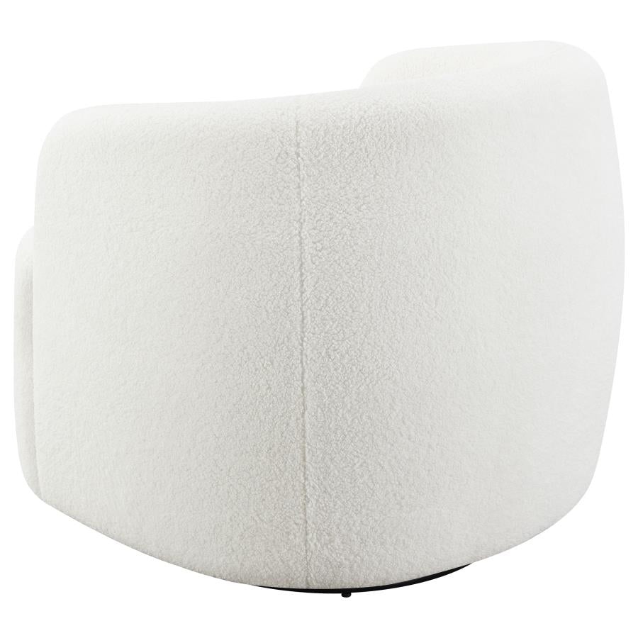 Upholstered Swivel Chair Natural_8