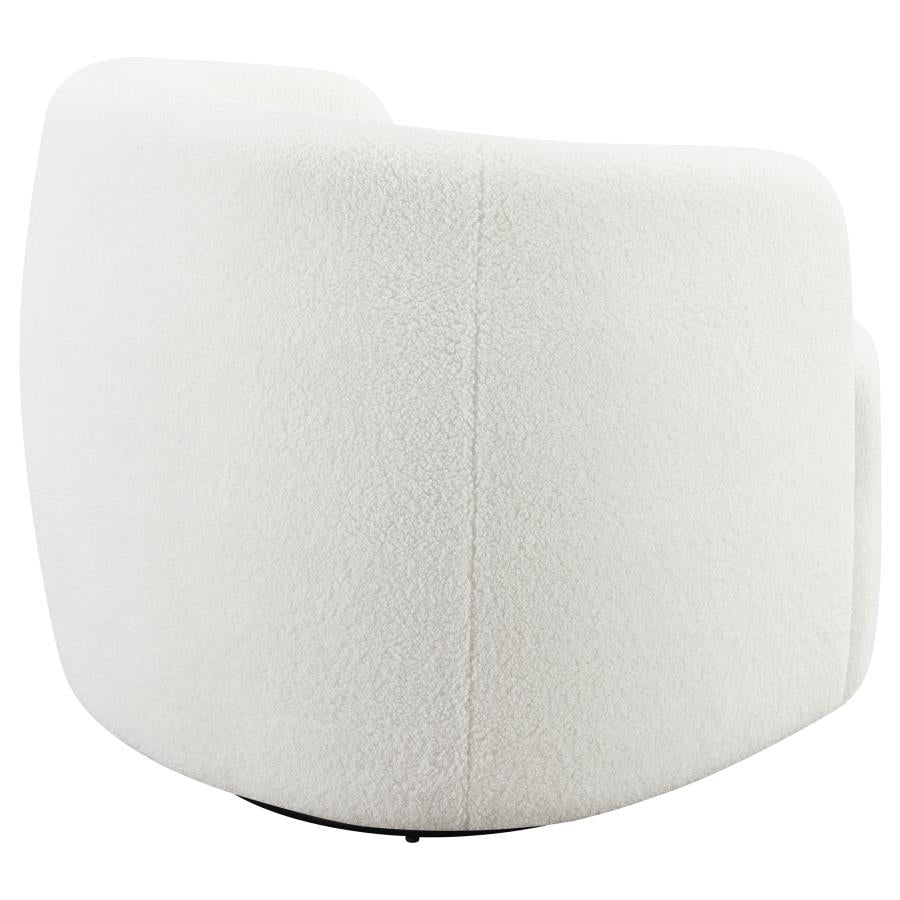 Upholstered Swivel Chair Natural_9