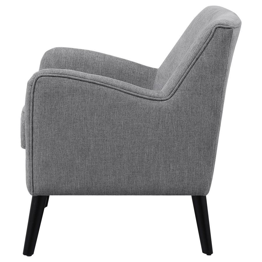 Upholstered Accent Chair with Reversible Seat Cushion_4