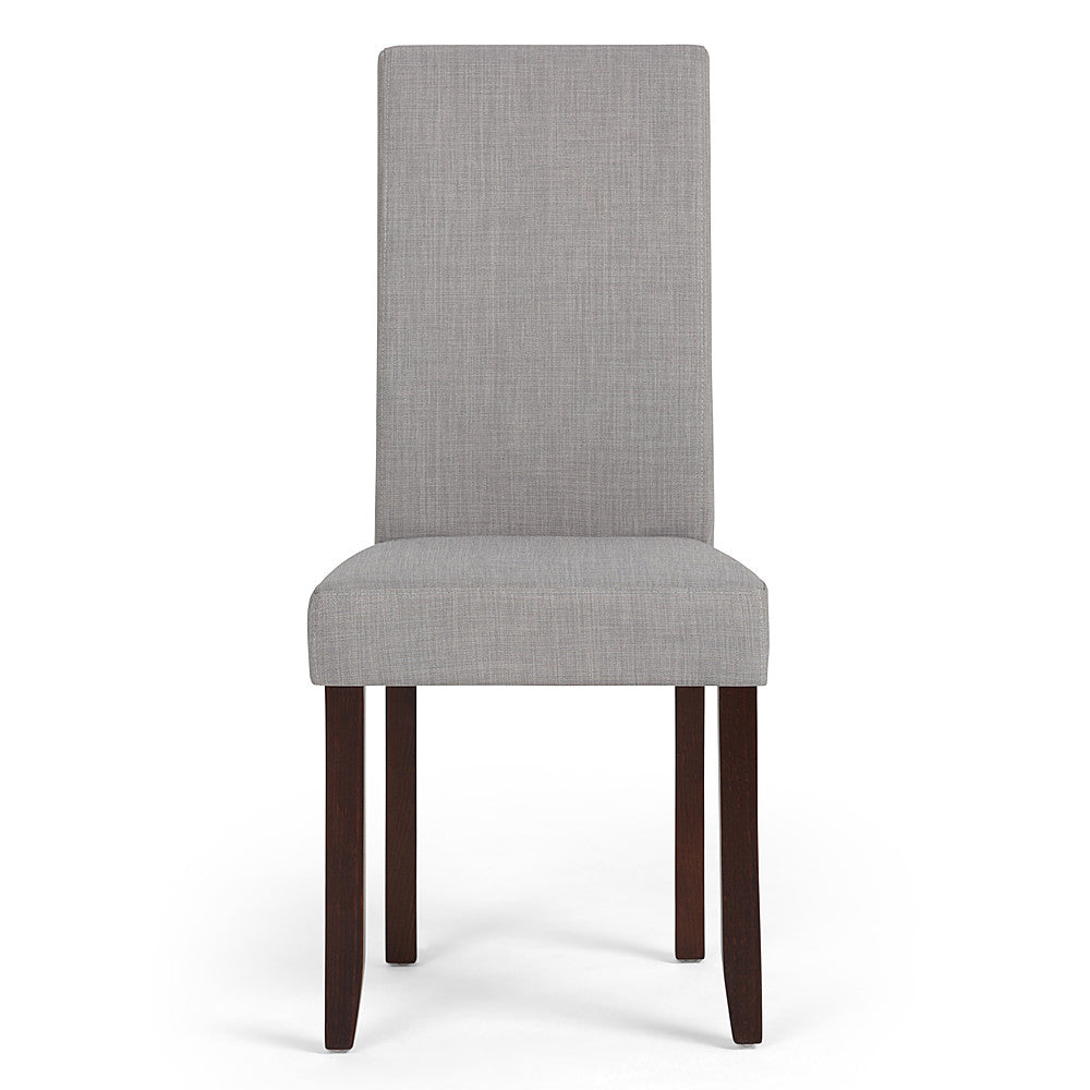 Simpli Home - Acadian Parson Polyester Fabric Dining Chairs (Set of 2) - Dove Gray_1