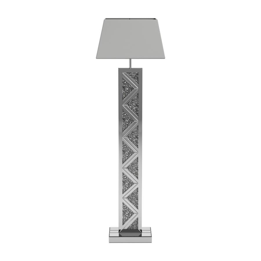 Geometric Base Floor Lamp Silver_3