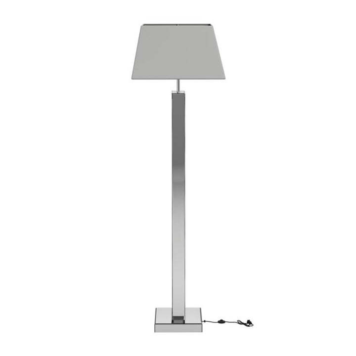 Geometric Base Floor Lamp Silver_5