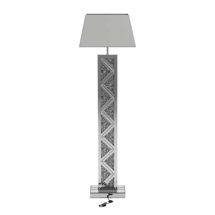 Geometric Base Floor Lamp Silver_6