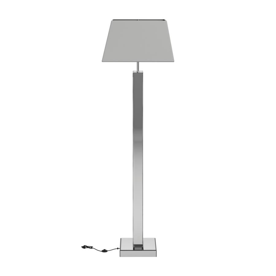 Geometric Base Floor Lamp Silver_7