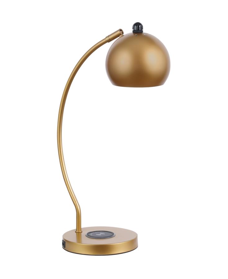 Dome Shade Table Lamp Gold_0