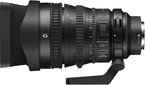 Sony - FE PZ 28-135mm f/4 G OSS Power Zoom Lens for Full-Frame, APS-C and Super 35 E-Mount Cameras - Black_0